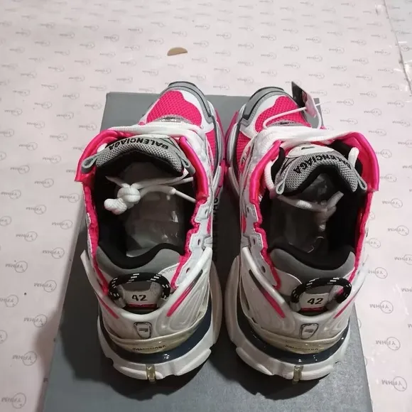 Balenciaga Athletic Shoes - Pink, White, and Gray