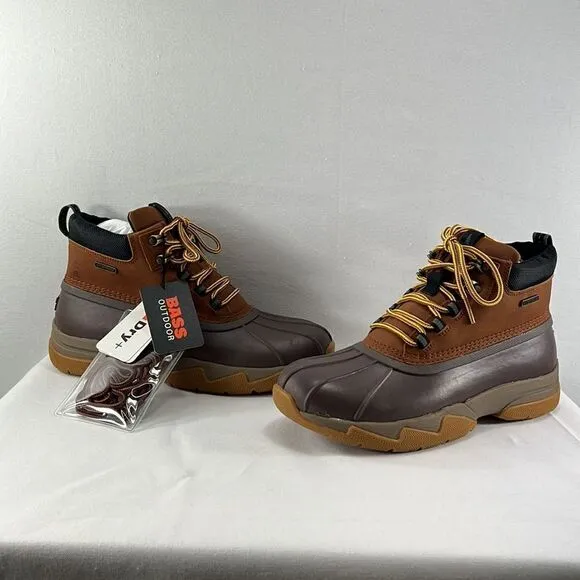 Bass Outdoor Field Duck Mid Boots Tan/Chocolate size 9