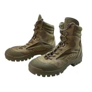 Bates Boots Combat Hot Weather 2012 Shoes E03612B Wibram Brown Green Size 8 W