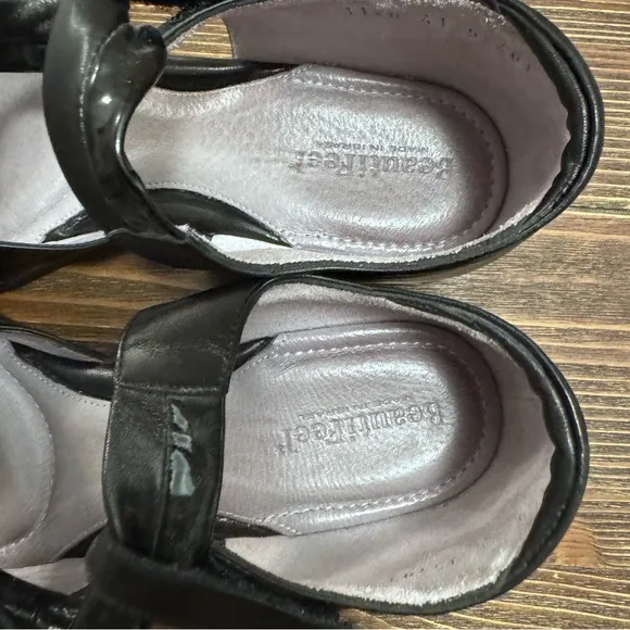 Beautifeel Made in Isreal Mary Jane Leather Career Shoes Size EU 41