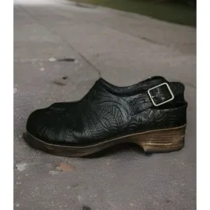 Bella Vita Starlee Black Clog Slingback Nursing Shoes Women's Size 8