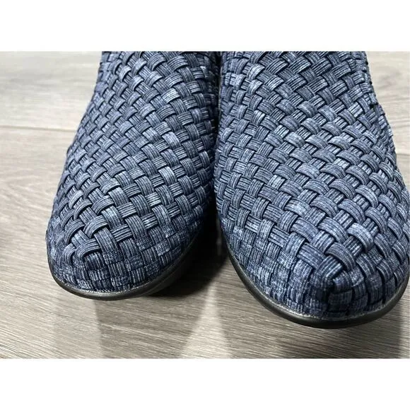 Bernie Mev Women's Gem Wedge Clog Pump Nursing Shoes Blue Women’s 39 US 9 NEW