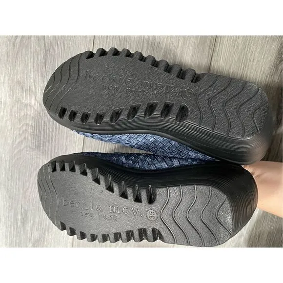 Bernie Mev Women's Gem Wedge Clog Pump Nursing Shoes Blue Women’s 39 US 9 NEW