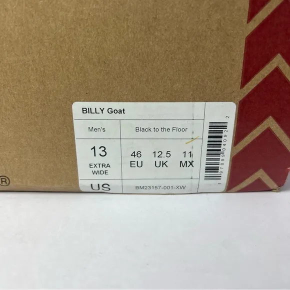 Billy Black to the Floor Sport Inclusion Too Shoes Mens 13 Extra Wide