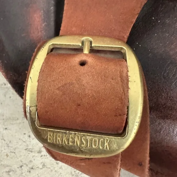 Birkenstock Arizona Leather Sandals Copper Buckle Slides Comfort Shoes