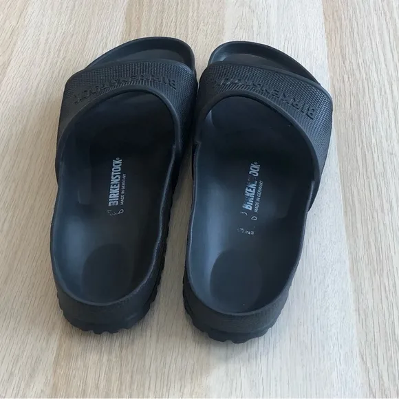 Birkenstock Black Slide Sandals Unisex Size 39.