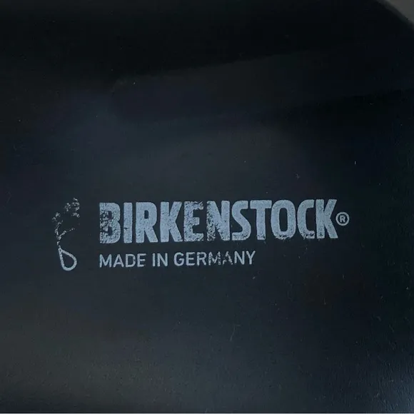 Birkenstock Black Slide Sandals Unisex Size 39.