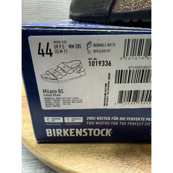 Birkenstock BS Faded Khaki US Men’s 11 Regular Fit