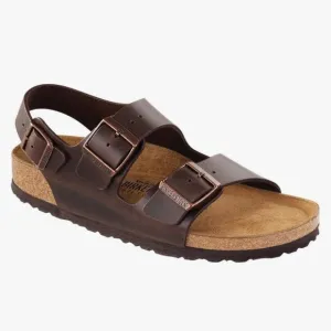 Birkenstock Milano Oiled Leather Soft Footbed Unisex  Sandals 42 Wide
