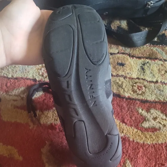 Black NFINITY Cheer Shoes with Carrying Case
