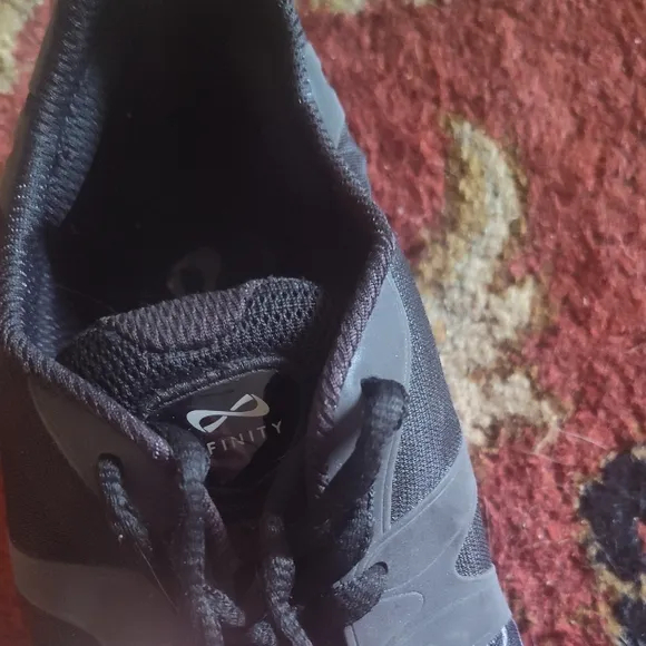 Black NFINITY Cheer Shoes with Carrying Case