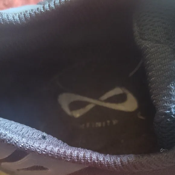 Black NFINITY Cheer Shoes with Carrying Case