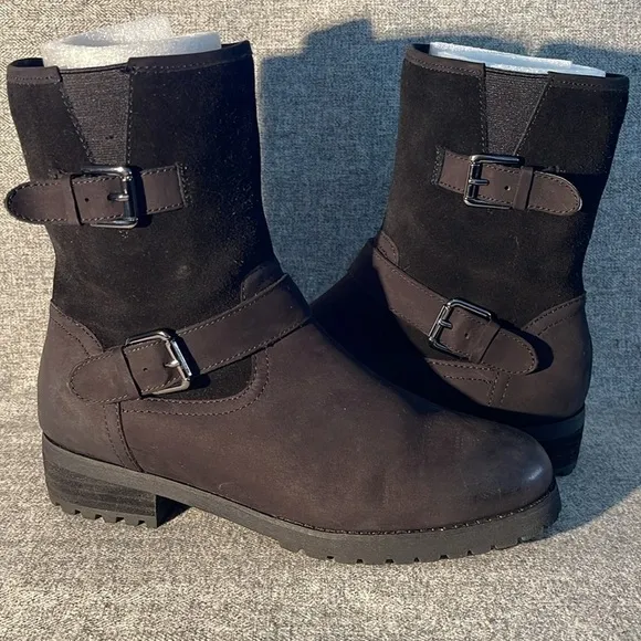 Blondo Val Waterproof Nubuck Lather Boots. NEW