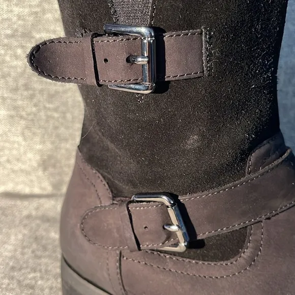 Blondo Val Waterproof Nubuck Lather Boots. NEW