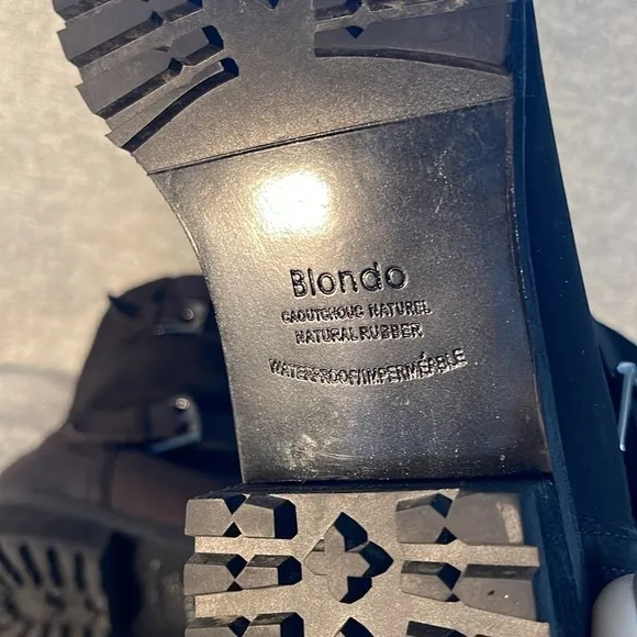 Blondo Val Waterproof Nubuck Lather Boots. NEW