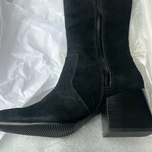 🆕Blondo Waterproof Stacked Geel Side Zip Black Boots 6
