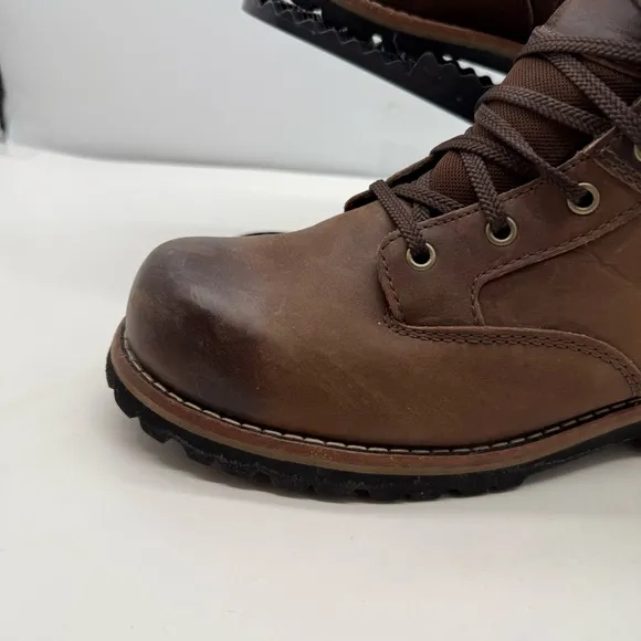 Bob Timberlake Mens 10 Plain Toe Chukka Boots Ankle Shoe Leather Lace Waterproof