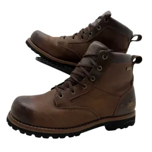 Bob Timberlake Mens 10 Plain Toe Chukka Boots Ankle Shoe Leather Lace Waterproof