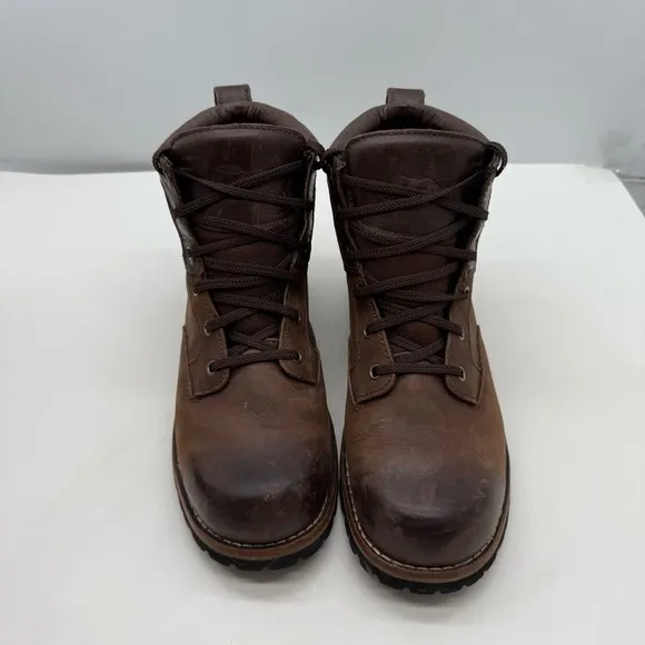 Bob Timberlake Mens 10 Plain Toe Chukka Boots Ankle Shoe Leather Lace Waterproof