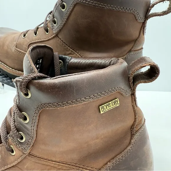 Bob Timberlake Mens 10 Plain Toe Chukka Boots Ankle Shoe Leather Lace Waterproof