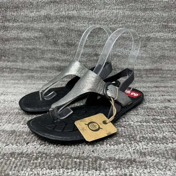 Boc Born Kasia Women’s Thong Sandals Metallic Size 6M New No Box