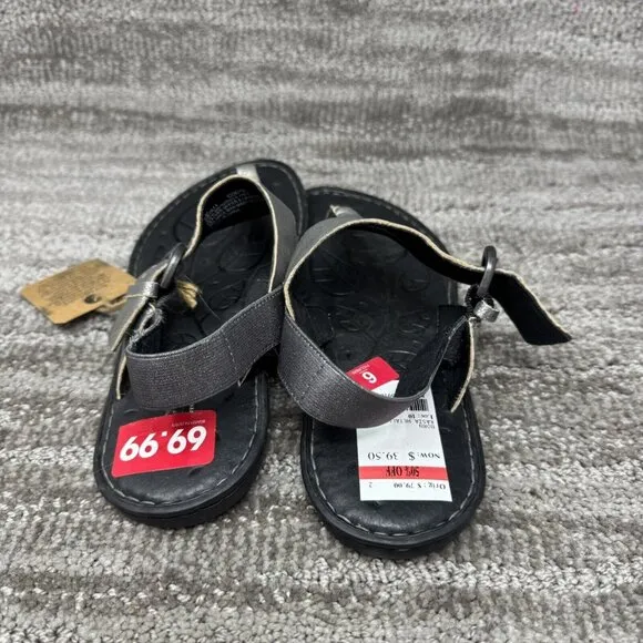 Boc Born Kasia Women’s Thong Sandals Metallic Size 6M New No Box