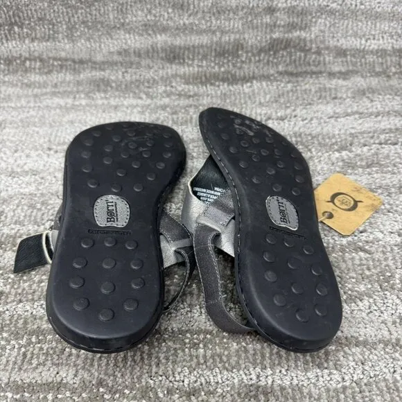 Boc Born Kasia Women’s Thong Sandals Metallic Size 6M New No Box