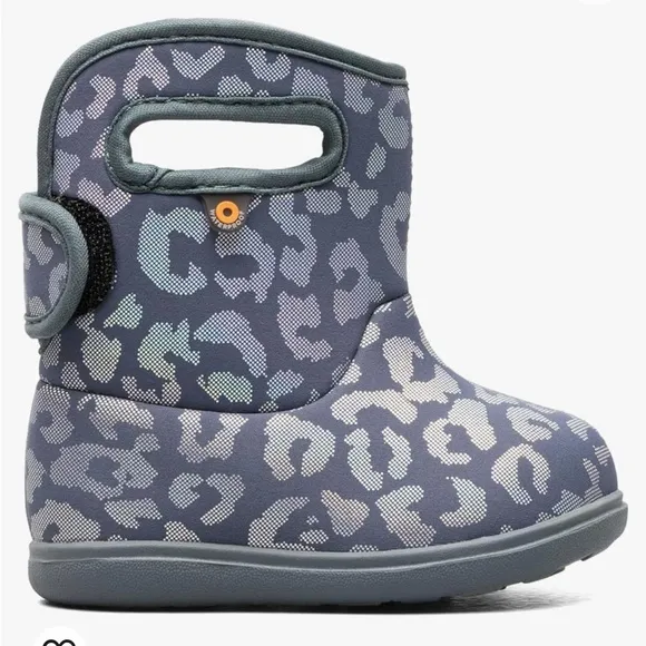 Bogs Baby Il Boots MetallicLeapord size 9 new unisex