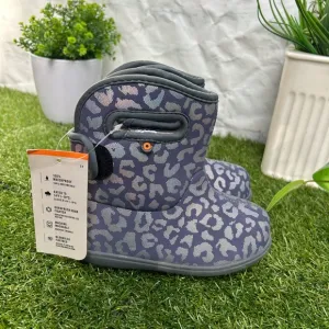 Bogs Baby Il Boots MetallicLeapord size 9 new unisex