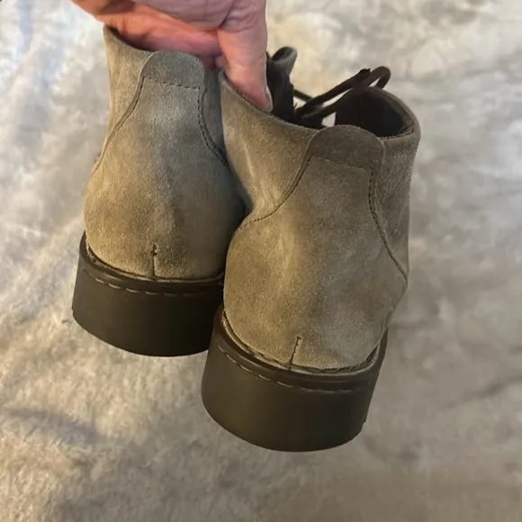 Born Banni chukka suede lace up ankle boots in taupe
