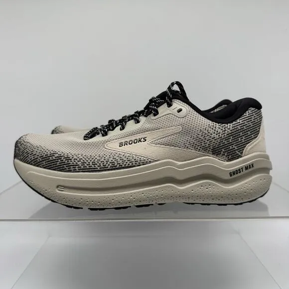 Brand New Men’s Brooks Ghost Max 2 Pelican Tan Beige Running 1104311D092 Size 9