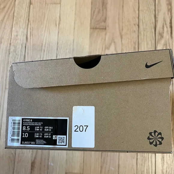 Brand New Original Nike Kyrie 8 Orca DJ6017-001 Athletic Sneaker Shoes