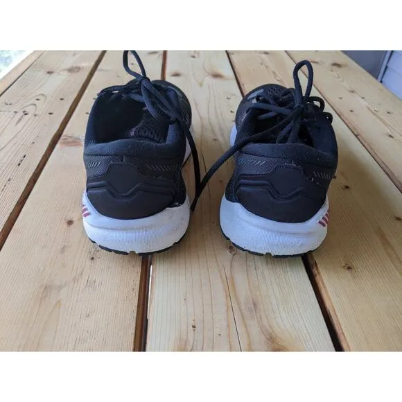 Brooks Addiction GTS Running Shoes Women's Size 9 Wide 2E Black Pink Support