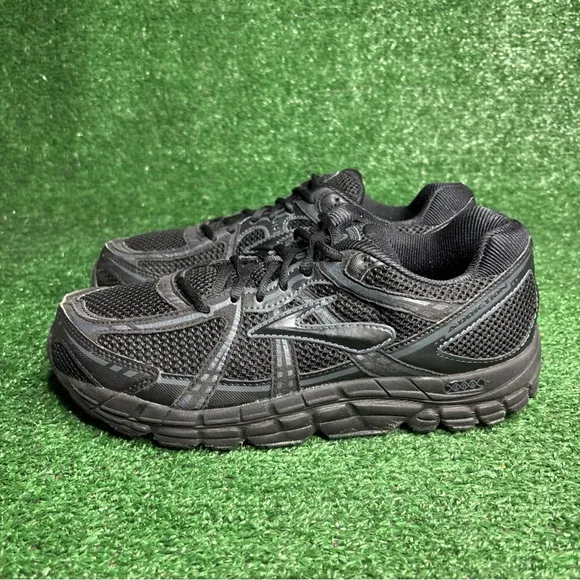 Brooks Addiction Sneakers Extra Wide 4E All Black Shoes Mens Size 9 4E