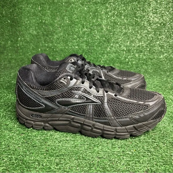 Brooks Addiction Sneakers Extra Wide 4E All Black Shoes Mens Size 9 4E