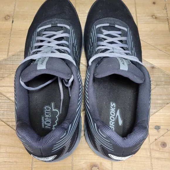 Brooks Addiction Walker Mens Walking Shoes Size 14 Wide 2E Black 1103192E083