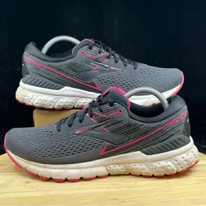 Brooks Adrenaline GTS 19 Women's Running Shoes Gray Pink 1202841B069 Size 10.5 B