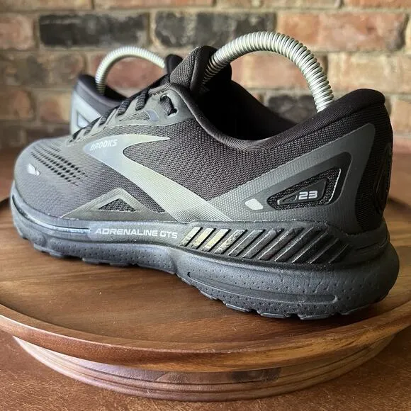 Brooks Adrenaline GTS 23 Women's 11 Men's 9.5 Black Running Shoes Sneakers