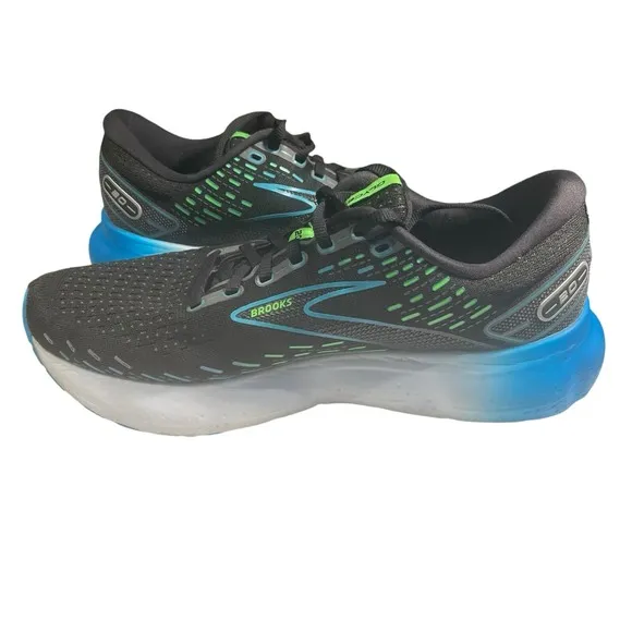 Brooks Glycerin 20 1103821D006 Black Running Shoes Sneakers Men's Size 9