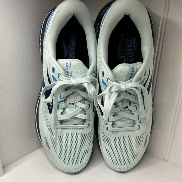 Brooks Mens Adrenaline Gts 23 Blue Running Shoes Size 11
