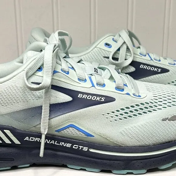Brooks Mens Adrenaline Gts 23 Blue Running Shoes Size 11