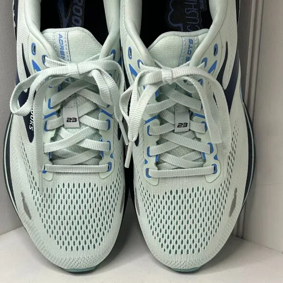 Brooks Mens Adrenaline Gts 23 Blue Running Shoes Size 11
