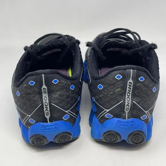 Brooks Neuro Shoes Mens 9 D Black Blue Walking Running Sneakers