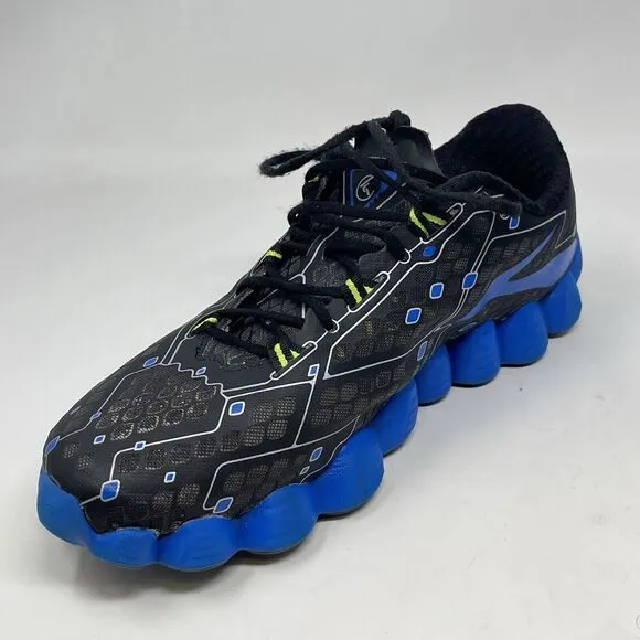 Brooks Neuro Shoes Mens 9 D Black Blue Walking Running Sneakers