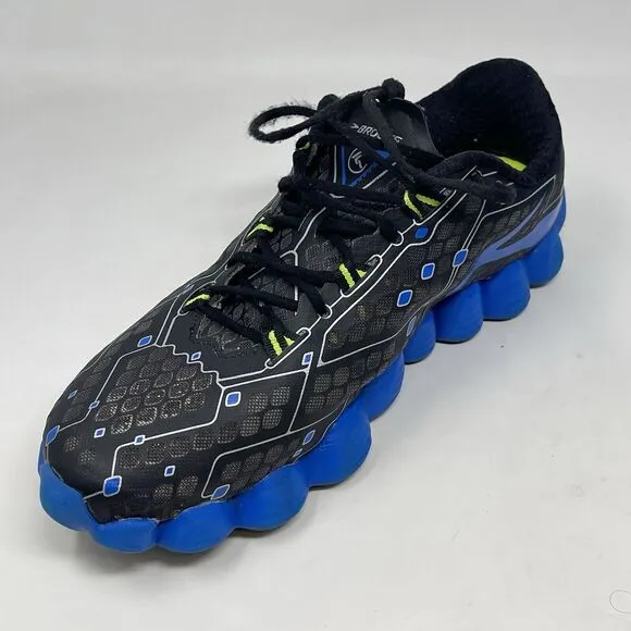 Brooks Neuro Shoes Mens 9 D Black Blue Walking Running Sneakers