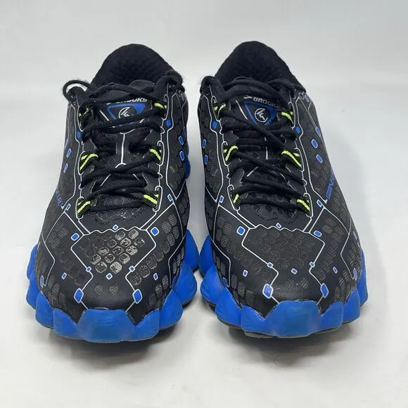 Brooks Neuro Shoes Mens 9 D Black Blue Walking Running Sneakers