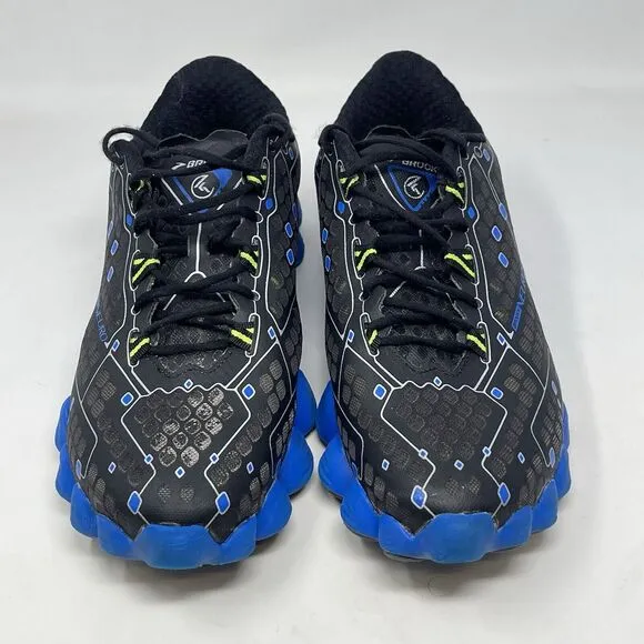 Brooks Neuro Shoes Mens 9 D Black Blue Walking Running Sneakers
