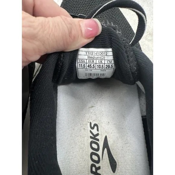 Brooks Revel 3 Men's Running Shoes 1103141D012 Size Athletic Black White 11.5D