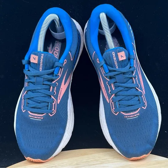 Brooks Transcend 7 1203191B480 Blue Running Shoes Sneakers Women's Size 8 B