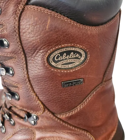 Cabela's Mens Size 13 D Boots Predator Extreme Pac Brown Waterproof Lined